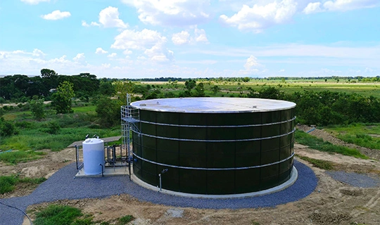 Réservoir d'aération de l'eau
