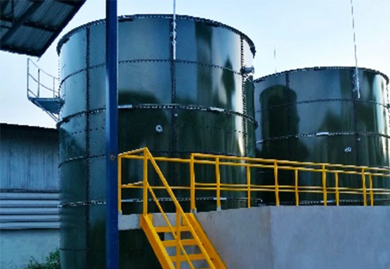 Applications des réservoirs de digesteur de biogaz anaérobie UASB dans le traitement des eaux usées de haute morue